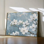 Floral 692 Canvas Art 18" x 24" / 45 x 60 cm / Black