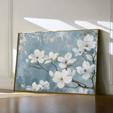 Floral 692 Canvas Art 18" x 24" / 45 x 60 cm / Black