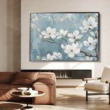 Floral 692 Canvas Art 18" x 24" / 45 x 60 cm / Black
