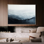 Abstract 694 Canvas Art 18" x 24" / 45 x 60 cm / Black