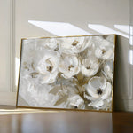 Floral 694 Canvas Art 18" x 24" / 45 x 60 cm / Black