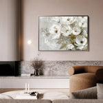 Floral 694 Canvas Art 18" x 24" / 45 x 60 cm / Black
