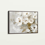 Floral 694 Canvas Art 18" x 24" / 45 x 60 cm / Black