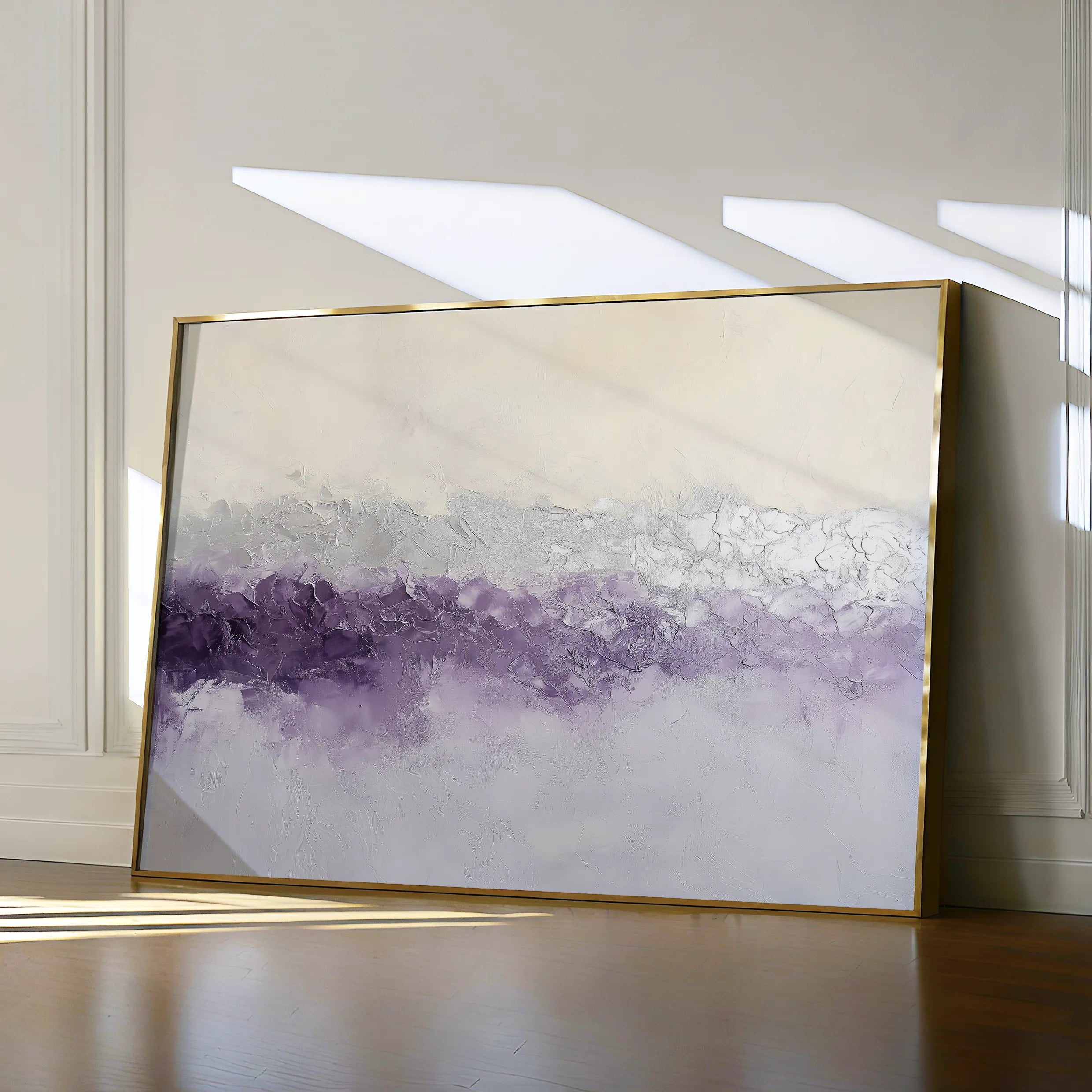 Abstract 695 Canvas Art 18" x 24" / 45 x 60 cm / Black
