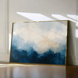 Abstract 696 Canvas Art 18" x 24" / 45 x 60 cm / Black