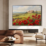 Floral 696 Canvas Art 18" x 24" / 45 x 60 cm / Black