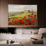 Floral 696 Canvas Art 18" x 24" / 45 x 60 cm / Black