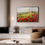 Floral 696 Canvas Art 18" x 24" / 45 x 60 cm / Black
