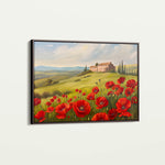 Floral 696 Canvas Art 18" x 24" / 45 x 60 cm / Black