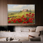 Floral 696 Canvas Art 60 x 40 cm / Black