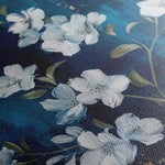 Floral 697 Canvas Art 18" x 24" / 45 x 60 cm / Black
