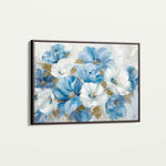 Floral 698 Canvas Art 18" x 24" / 45 x 60 cm / Black