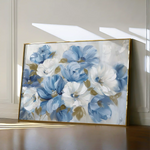 Floral 698 Canvas Art 60 x 40 cm / Black