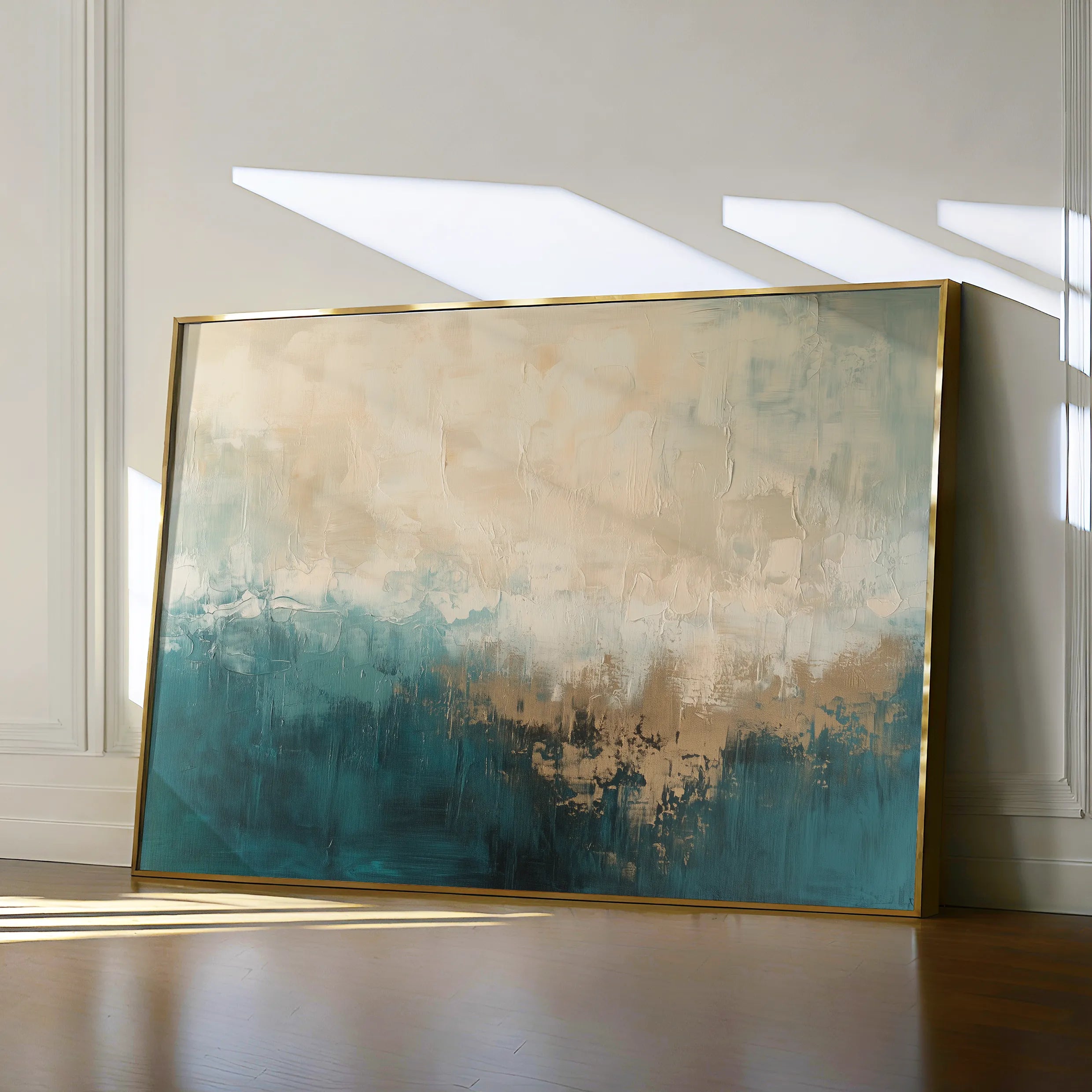 Abstract 699 Canvas Art 18" x 24" / 45 x 60 cm / Black