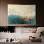 Abstract 699 Canvas Art 18" x 24" / 45 x 60 cm / Black