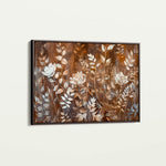 Floral 699 Canvas Art 18" x 24" / 45 x 60 cm / Black