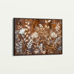 Floral 699 Canvas Art 60 x 40 cm / Black