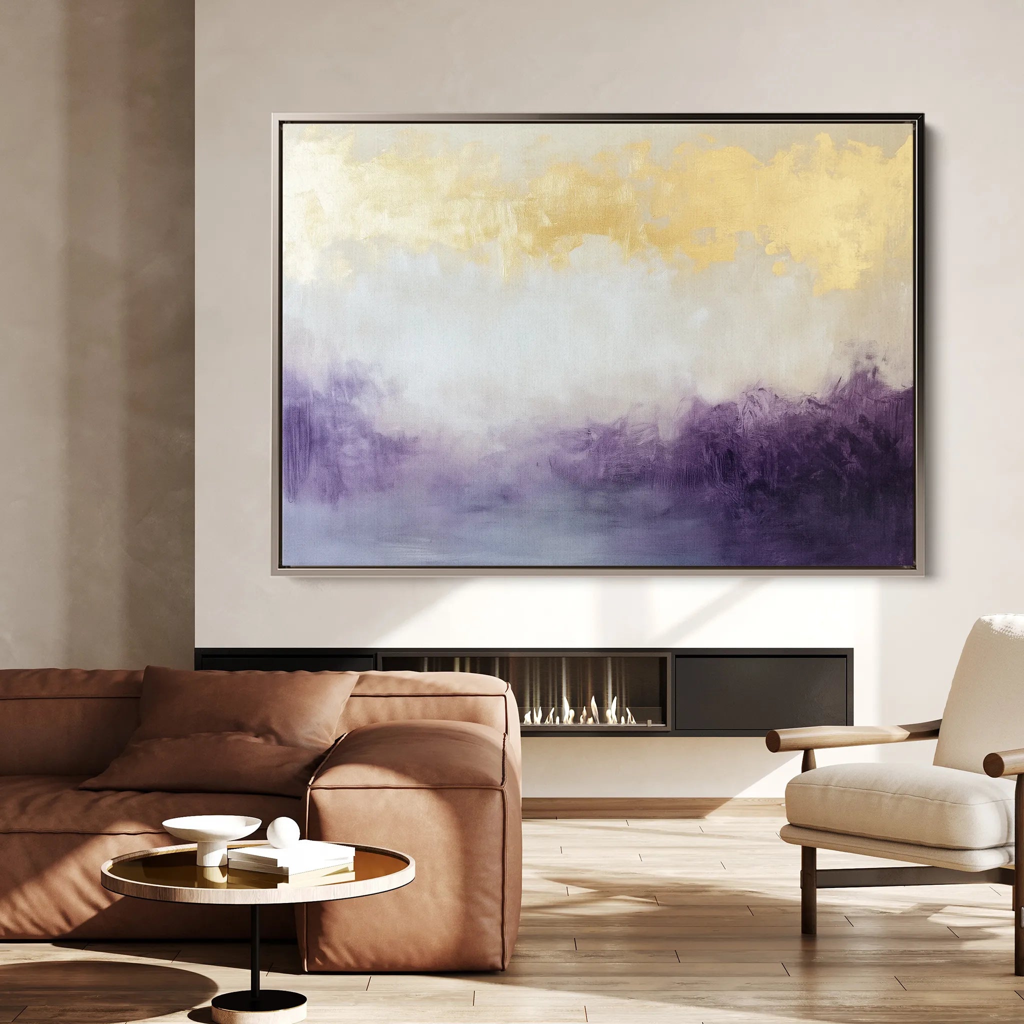 Abstract 700 Canvas Art 18" x 24" / 45 x 60 cm / Black