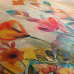 Floral 700 Canvas Art 18" x 24" / 45 x 60 cm / Black