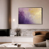 Abstract 701 Canvas Art 18" x 24" / 45 x 60 cm / Black