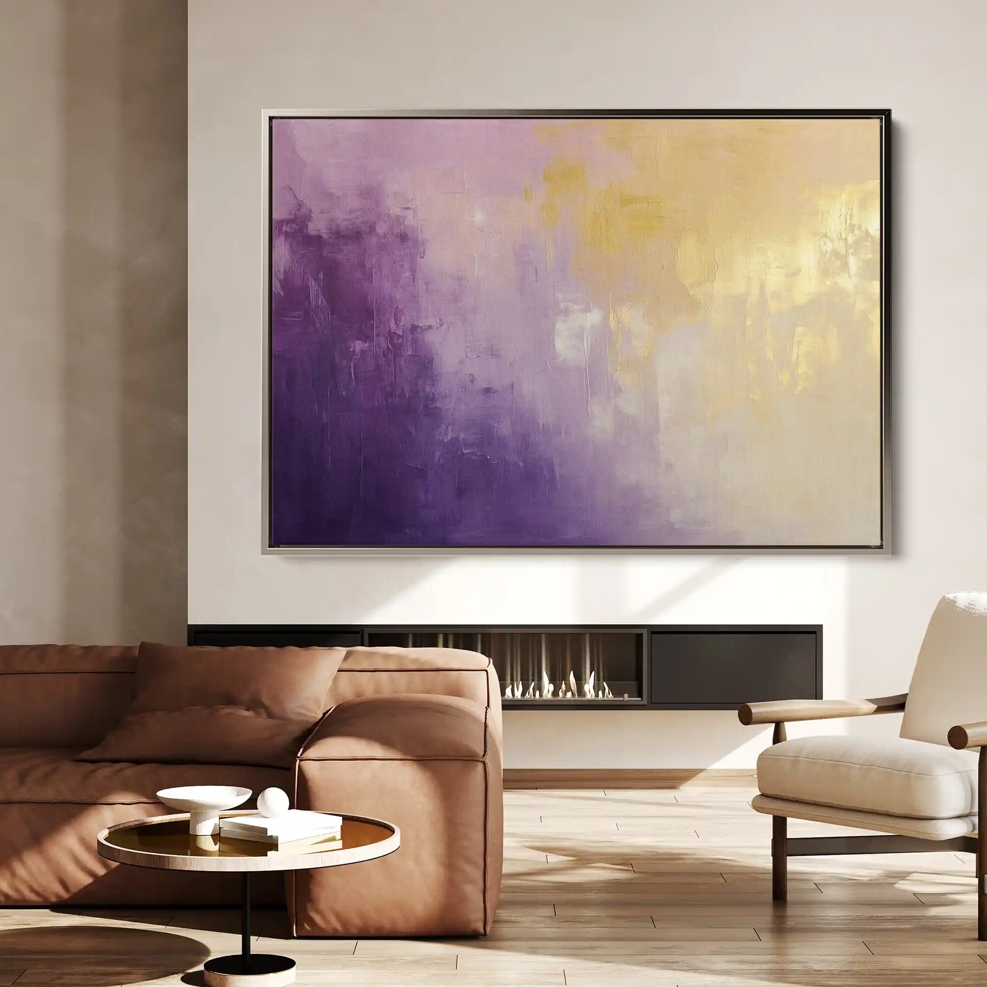 Abstract 701 Canvas Art 60 x 40 cm / Black