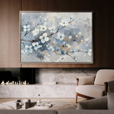Floral 701 Canvas Art 18" x 24" / 45 x 60 cm / Black