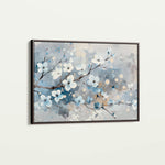 Floral 701 Canvas Art 18" x 24" / 45 x 60 cm / Black