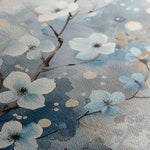 Floral 701 Canvas Art 18" x 24" / 45 x 60 cm / Black