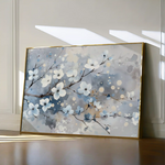 Floral 701 Canvas Art 60 x 40 cm / Black