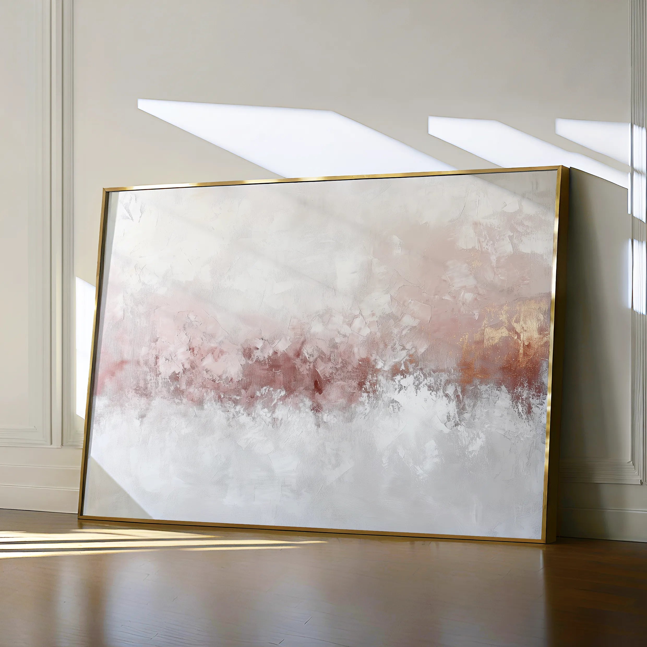 Abstract 702 Canvas Art 18" x 24" / 45 x 60 cm / Black