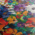 Floral 703 Canvas Art 18" x 24" / 45 x 60 cm / Black