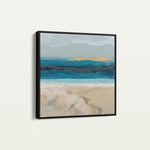 Abstract 704 Canvas Art 16" x 16" / 40 x 40 cm / Black