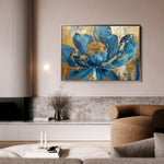 Floral 705 Canvas Art 18" x 24" / 45 x 60 cm / Black