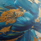 Floral 705 Canvas Art 18" x 24" / 45 x 60 cm / Black
