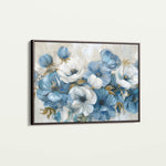 Floral 706 Canvas Art 18" x 24" / 45 x 60 cm / Black