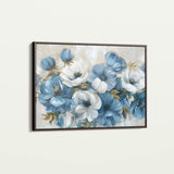 Floral 706 Canvas Art 18" x 24" / 45 x 60 cm / Black