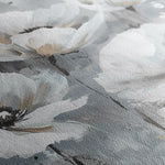 Floral 707 Canvas Art 18" x 24" / 45 x 60 cm / Black