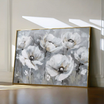 Floral 707 Canvas Art 60 x 40 cm / Black