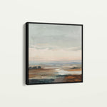 Abstract 708 Canvas Art 16" x 16" / 40 x 40 cm / Black