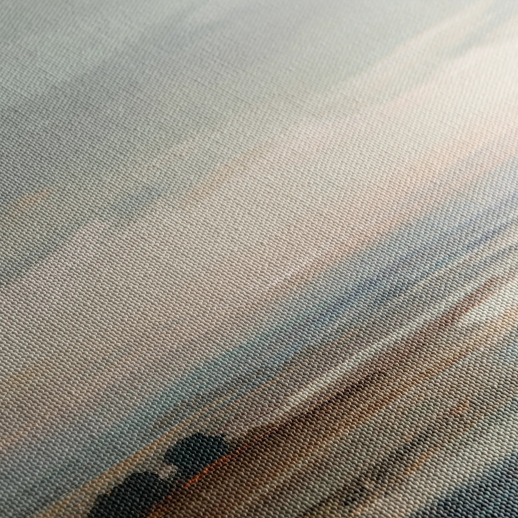 Abstract 708 Canvas Art 16" x 16" / 40 x 40 cm / Black