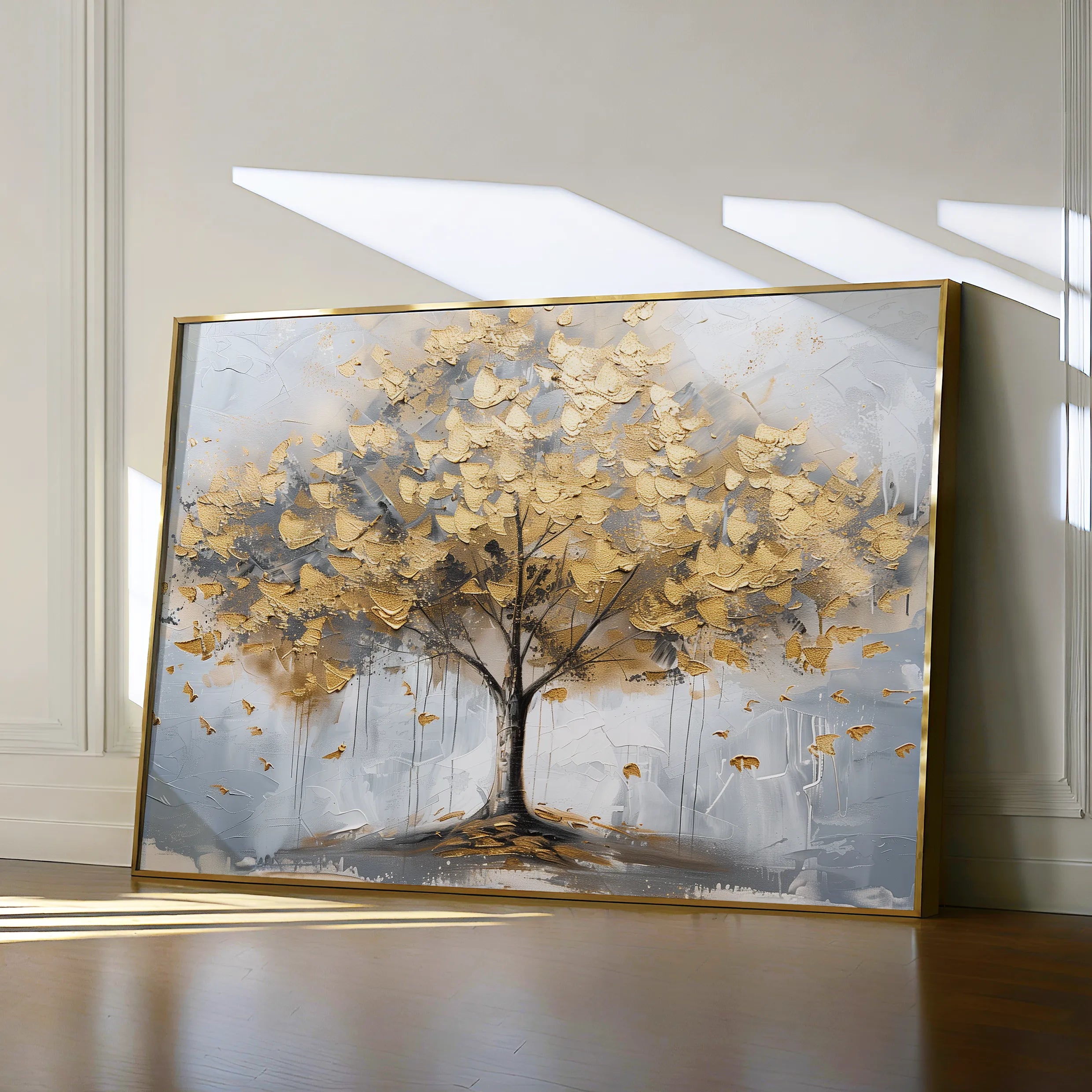 Floral 708 Canvas Art 18" x 24" / 45 x 60 cm / Black