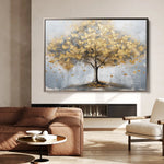 Floral 708 Canvas Art 60 x 40 cm / Black