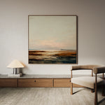 Abstract 709 Canvas Art 16" x 16" / 40 x 40 cm / Black
