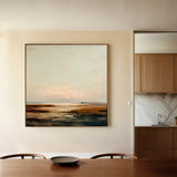 Abstract 709 Canvas Art 16" x 16" / 40 x 40 cm / Black