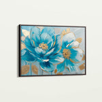 Floral 709 Canvas Art 18" x 24" / 45 x 60 cm / Black