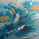 Floral 709 Canvas Art 18" x 24" / 45 x 60 cm / Black