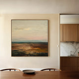 Abstract 710 Canvas Art 16" x 16" / 40 x 40 cm / Black