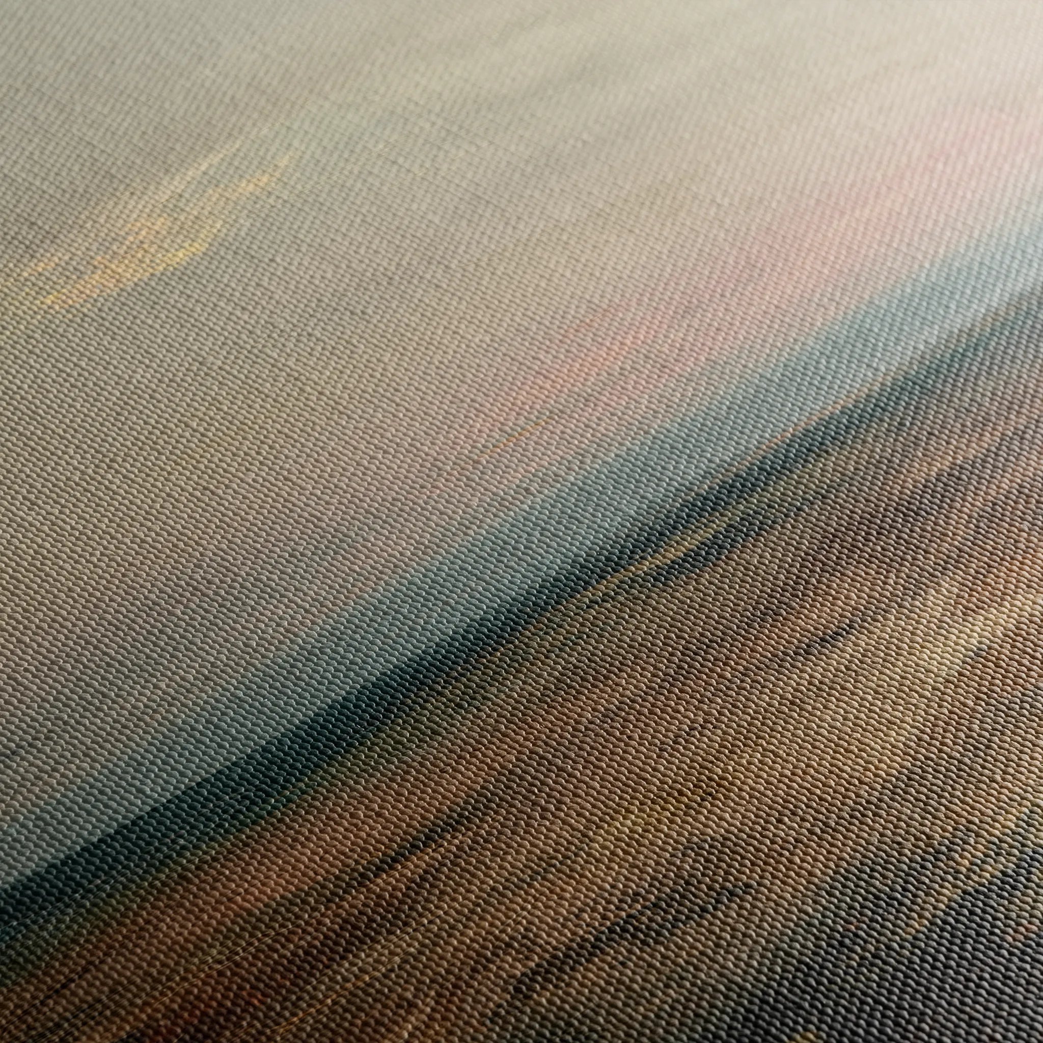 Abstract 710 Canvas Art 16" x 16" / 40 x 40 cm / Black