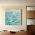 Abstract 712 Canvas Art 16" x 16" / 40 x 40 cm / Black