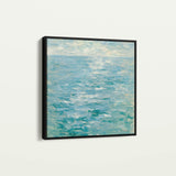 Abstract 712 Canvas Art 16" x 16" / 40 x 40 cm / Black